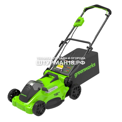 GREENWORKS GD40LM16X 40V (без АКБ  и ЗУ)-1